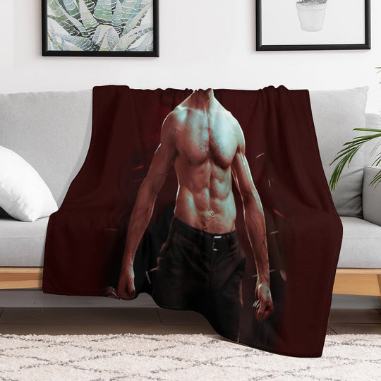 Hugh Jackman All-season Throw Blanket