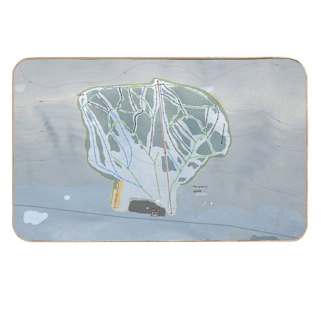 Hesperus Resort Trail Map  Multi-Purpose Bath Mat