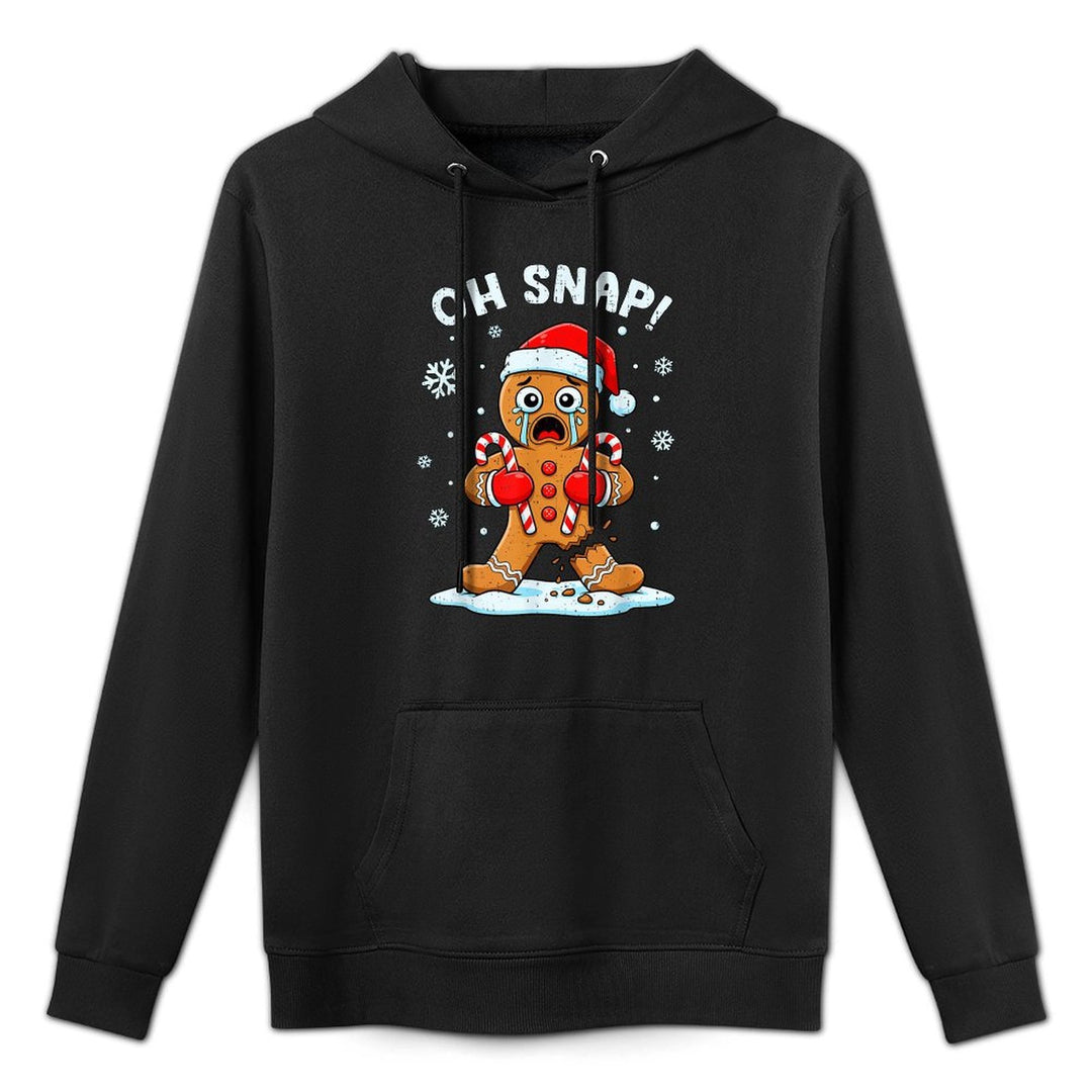 Oh Snap Gingerbread Christmas Xmas Cookie Baking Holiday All-Day Comfort Hoodie
