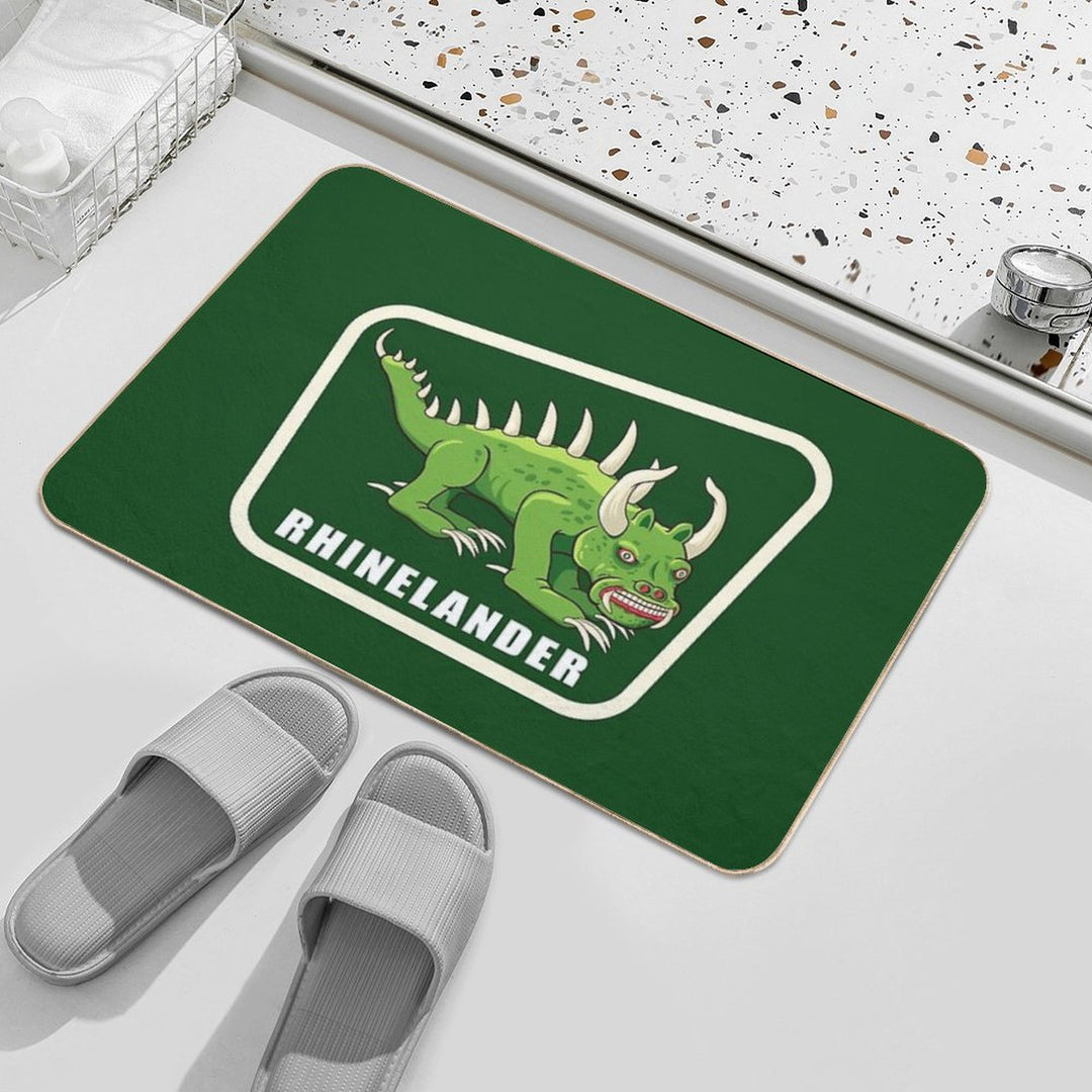 Hodag Green Terror of The Northwoods  Easy Maintenance Bath Mat