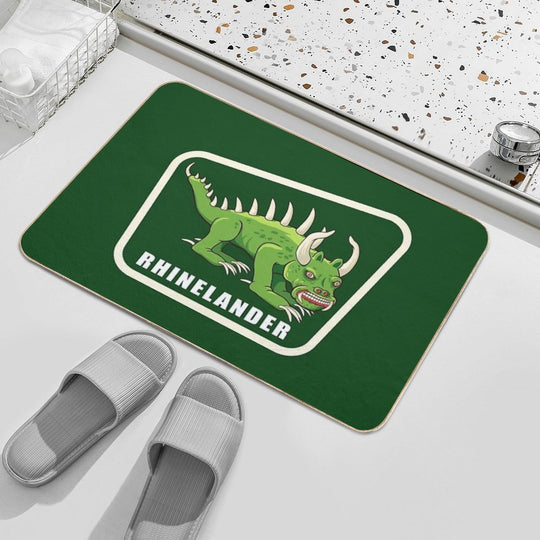 Hodag Green Terror of The Northwoods  Easy Maintenance Bath Mat