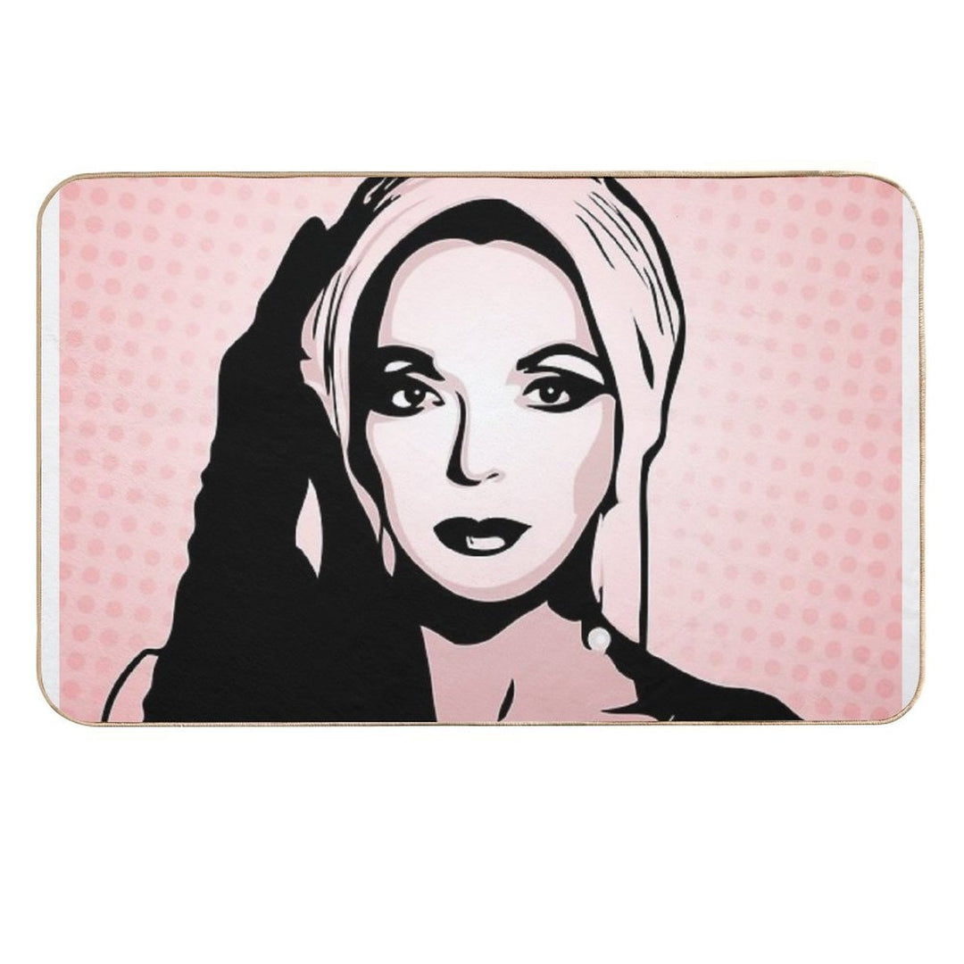 Joan Collins  Pop Art  Versatile Bath Mat