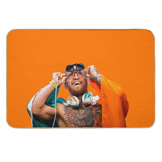 Conor Mcgregor Laughing  Dirt-Trapping Bath Mat
