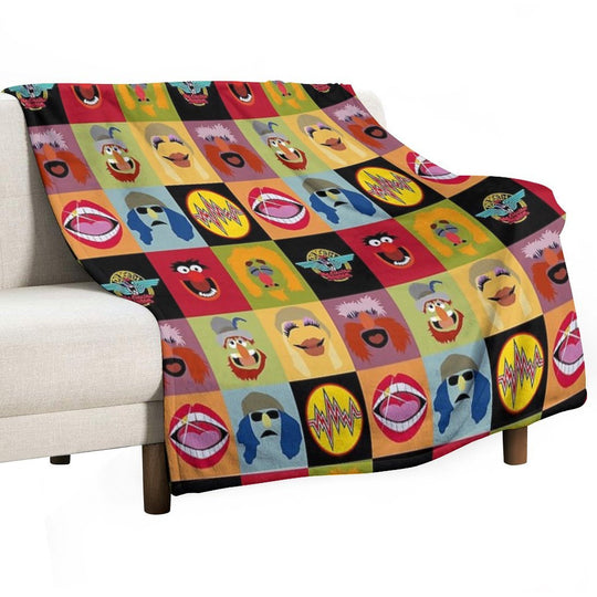Dr. Teeth And The Electric Mayhem Ft Lips Gift-ready Throw Blanket