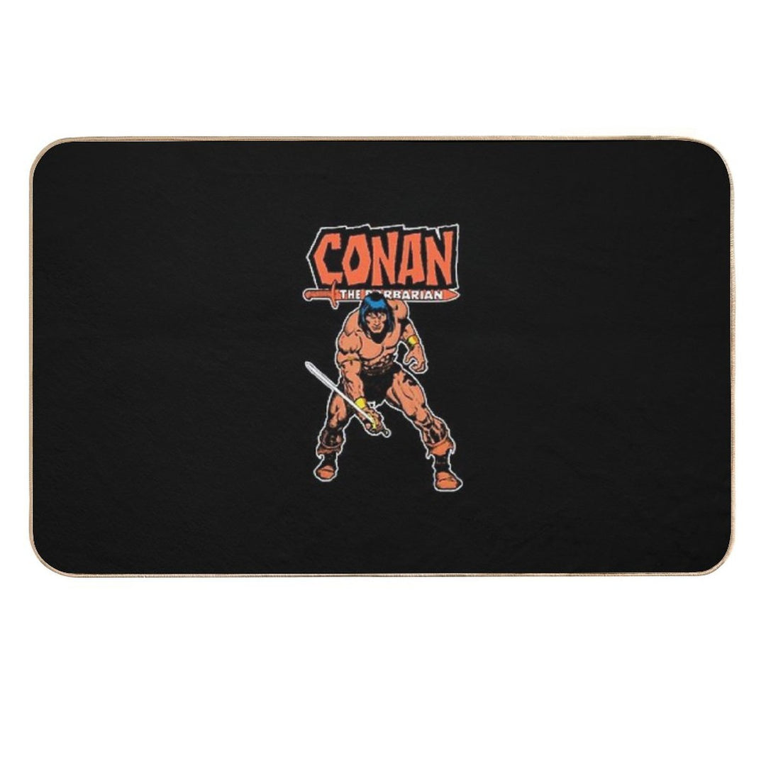 Fantasy T-ShirtThe Barbarian V.2 T-Shirt_by OniSide_  Pet-Safe Bath Mat