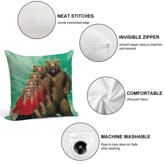 Animorphs #7 The Stranger Cover Artwork by David Mattingly Soft Ultra-Soft Texture Throw Pillow