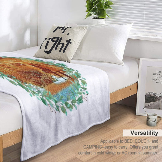 Christmas at Stars Hollow Machine-washable Throw Blanket