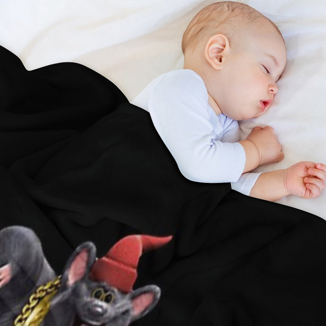 Biggie Cheese Rat Plush Throw Blanket
