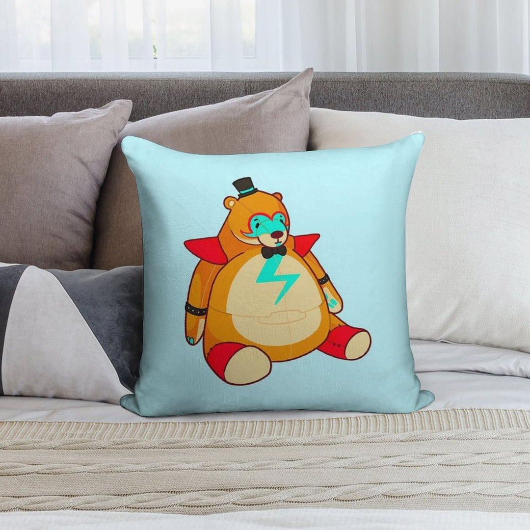 Glamrock Freddy Plush  FNAF  Security Breach  Djunkelskog Soft Fade-Resistant Throw Pillow