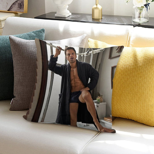 Sebastian Stan Soft Warmth Comfort Throw Pillow