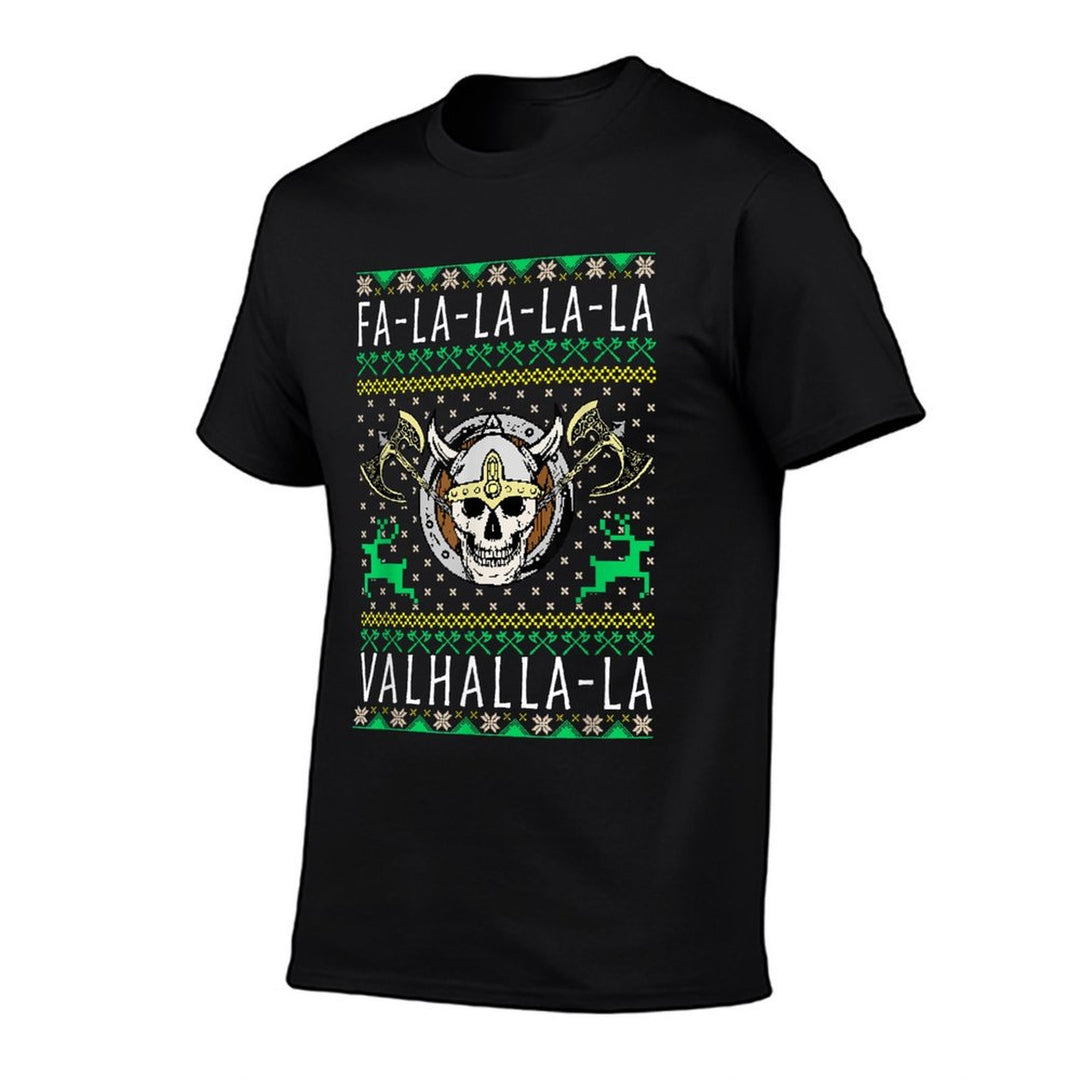 Fa-La-La-La Valhalla-La Viking God Ugly Christmas  Vintage-inspired T-Shirt