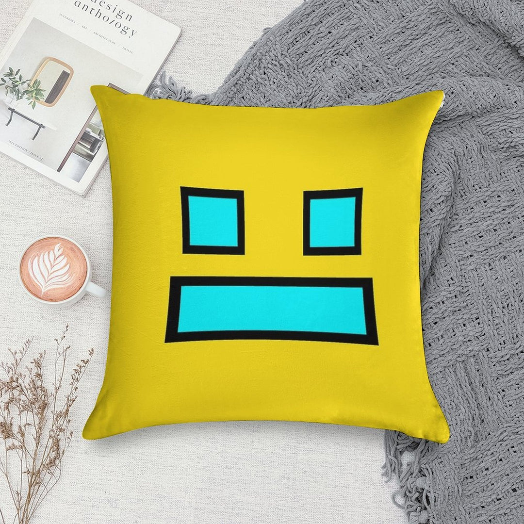 Funny Gaming Soft Short Plush Fabric Throw Pillow