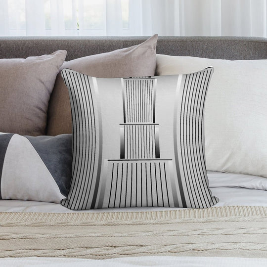 Art Deco Buildings Soft Ultra-Soft Texture Throw Pillow