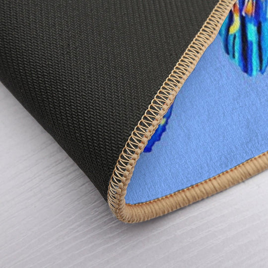 Vibrant Mandarinfish  Stain-Proof Bath Mat