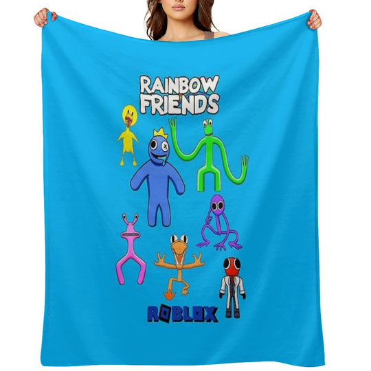 Rainbow Friends Multi-functional Throw Blanket