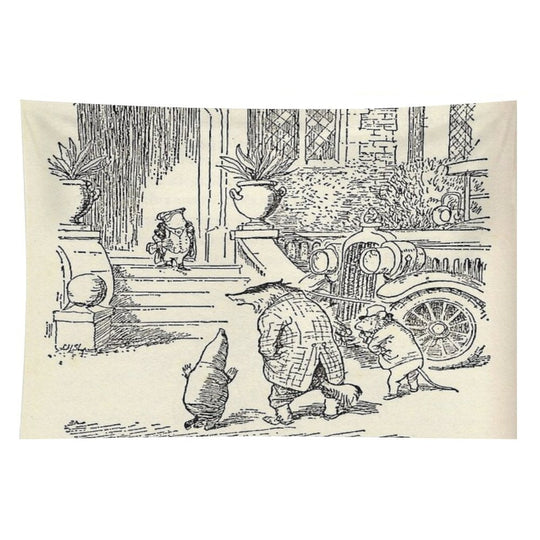 Arriving at Toad Hall Tapestry