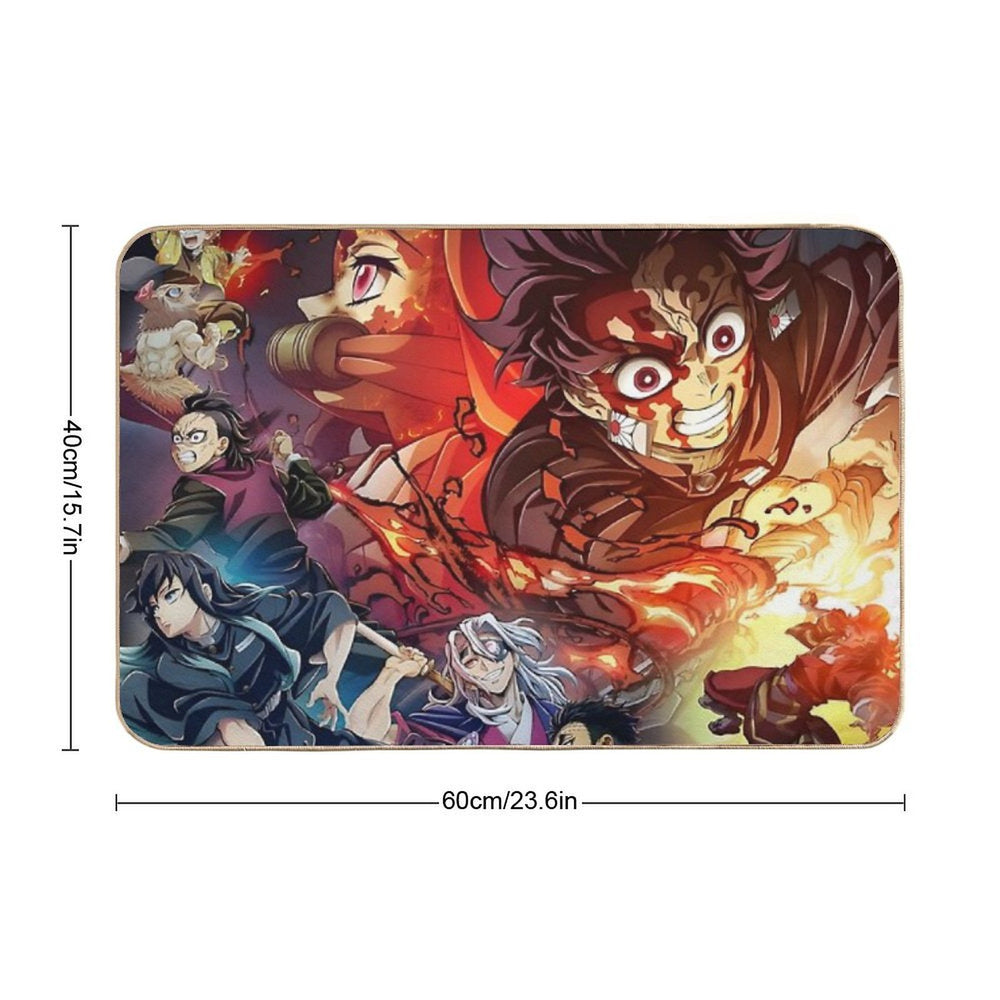 Demon Slayer  Kimetsu No Yaiba Demon Slayer - Cover Image  Absorbent Bath Mat