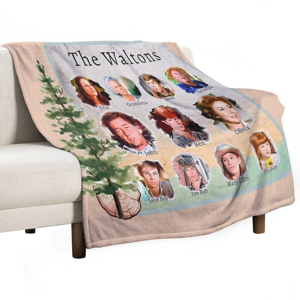 The Waltons TV Show Wrinkle-free Throw Blanket