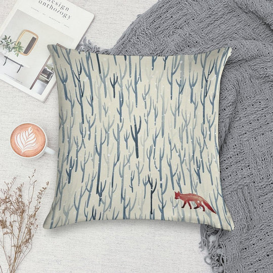 Winter Wood Soft Warmth Comfort Throw Pillow