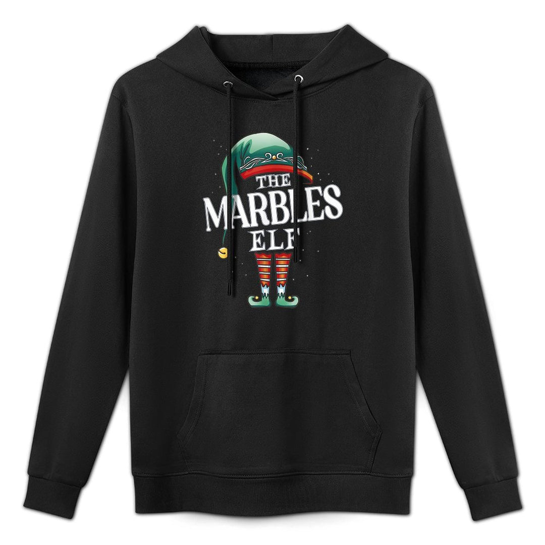 Marbles Elf Christmas Group Xmas Pajama Party All-Day Comfort Hoodie