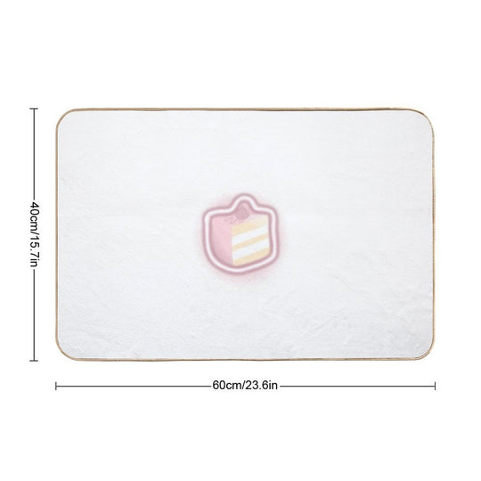 BERRY CAKE SLICE  Repositionable Bath Mat