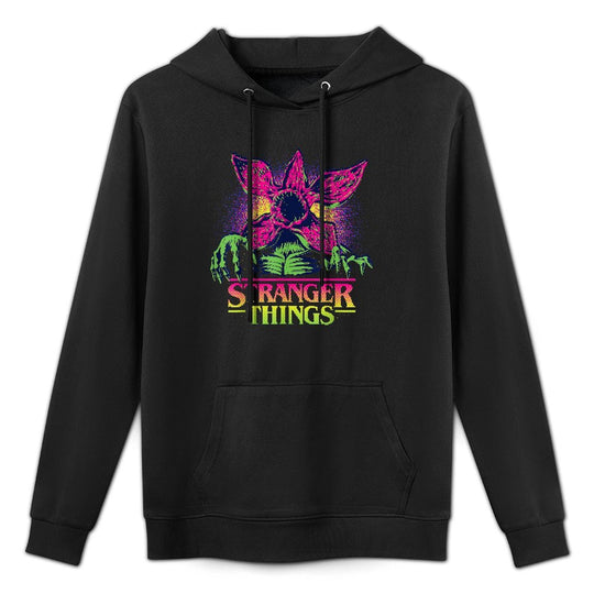 Stranger Things Season 5 Retro Video Game Demogorgon Breathable Fabric Hoodie