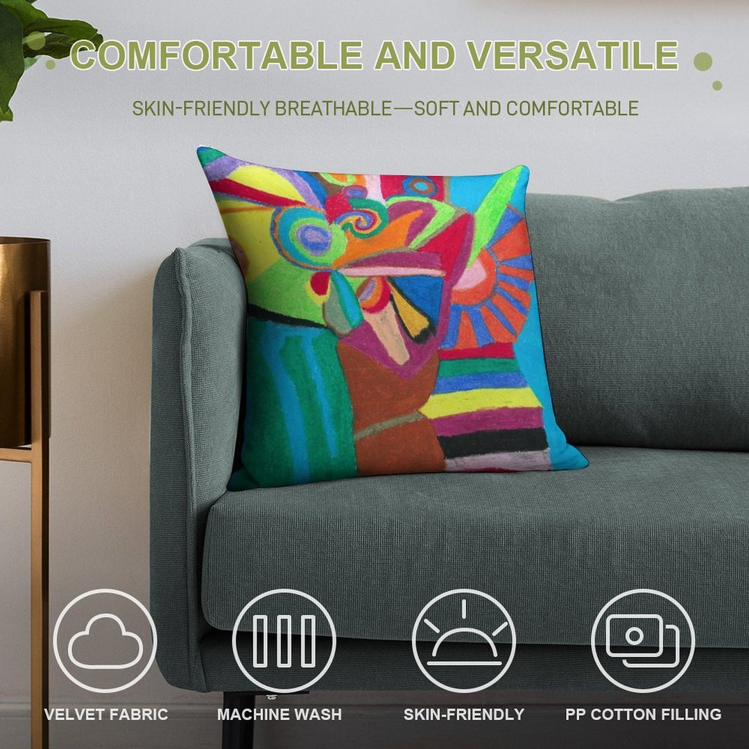 Dreamy Capricorn Soft Easy Maintenance Throw Pillow