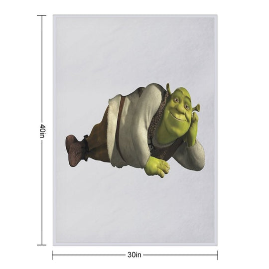 Come Into My Swamp - Shrek Plush Throw Blanket
