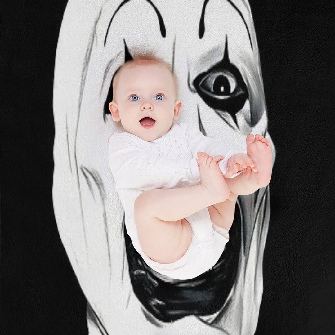 Art The Clown Terrifier  Classic Sustainable Throw Blanket