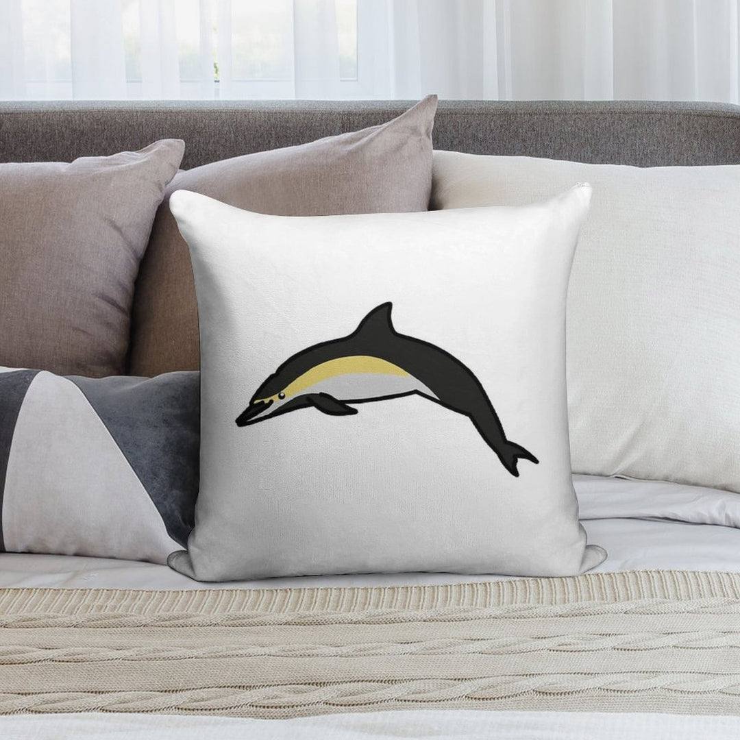 Common Dolphin Soft Bedroom Essential Throw Pillow