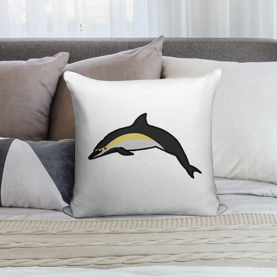 Common Dolphin Soft Bedroom Essential Throw Pillow