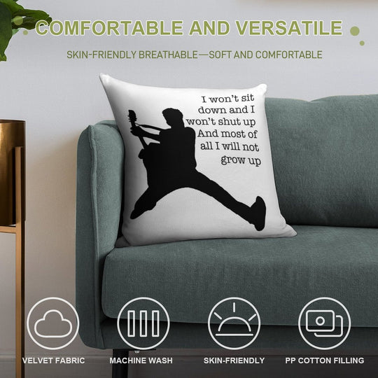 Photosynthesis - Frank Turner Soft Multiple Sizes Throw Pillow