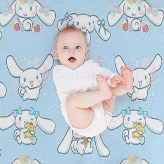 Cinnamon Roll Pattern All-season Throw Blanket