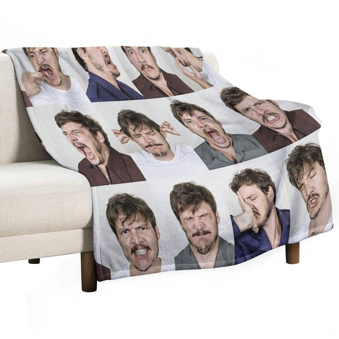 Pedro Pascal Eco-conscious Throw Blanket