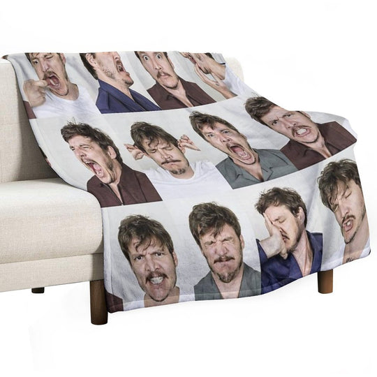 Pedro Pascal Eco-conscious Throw Blanket