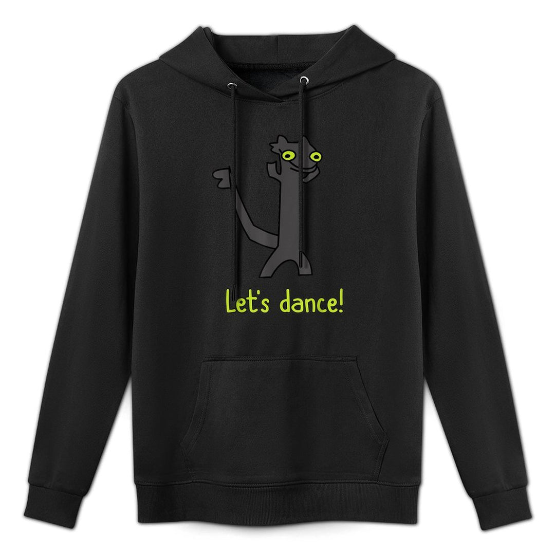 Funny Cartoon Kids Dragon Dance Meme Lets Dance Customizable Surface Hoodie
