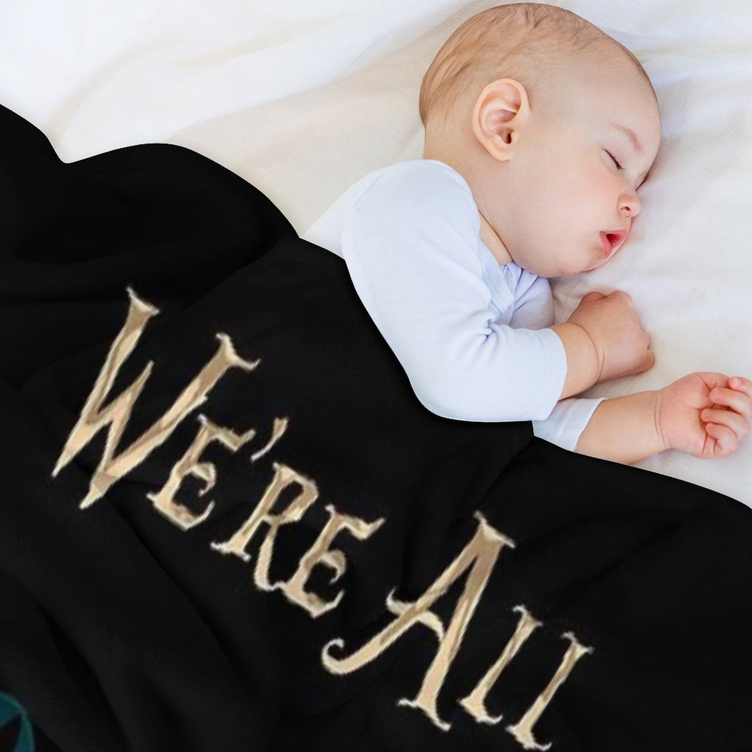 Alice In Wonderland Wrinkle-free Throw Blanket