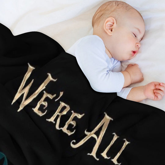 Alice In Wonderland Wrinkle-free Throw Blanket