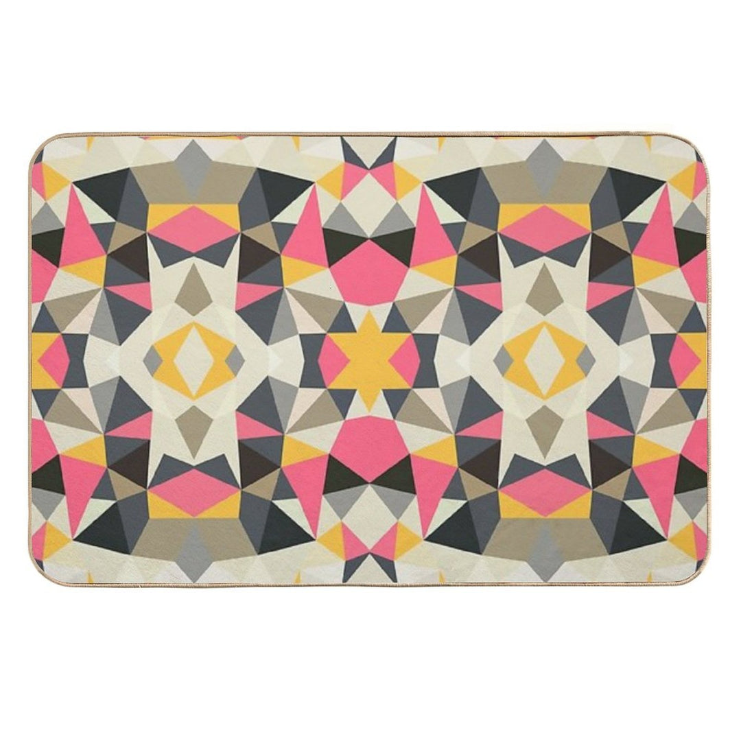 Lemonade Stand Tribal  Pet-Safe Bath Mat
