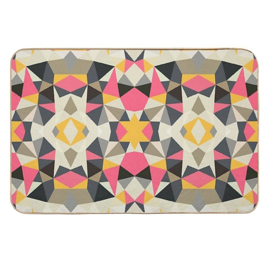 Lemonade Stand Tribal  Pet-Safe Bath Mat