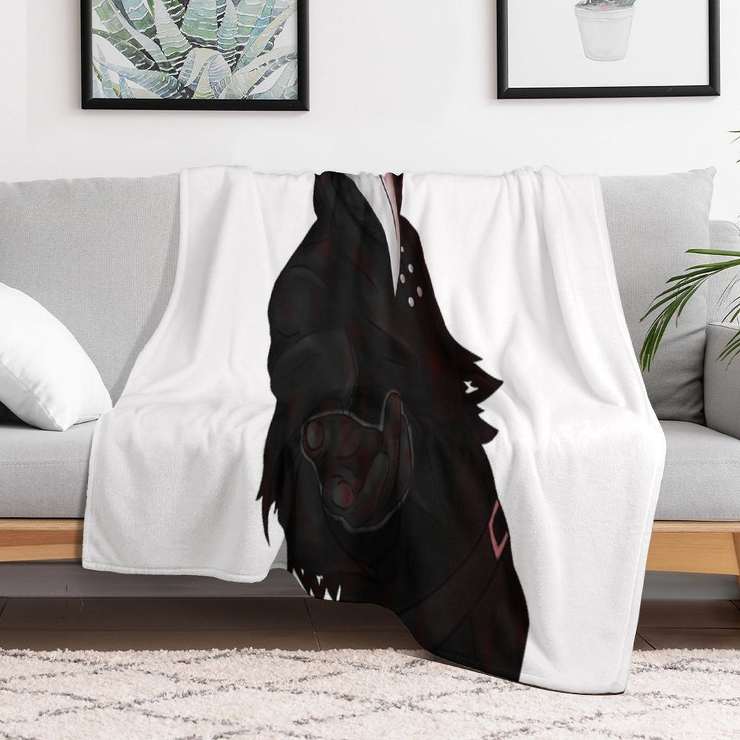 SCP-049 Plague Doctor Shrink-resistant Throw Blanket