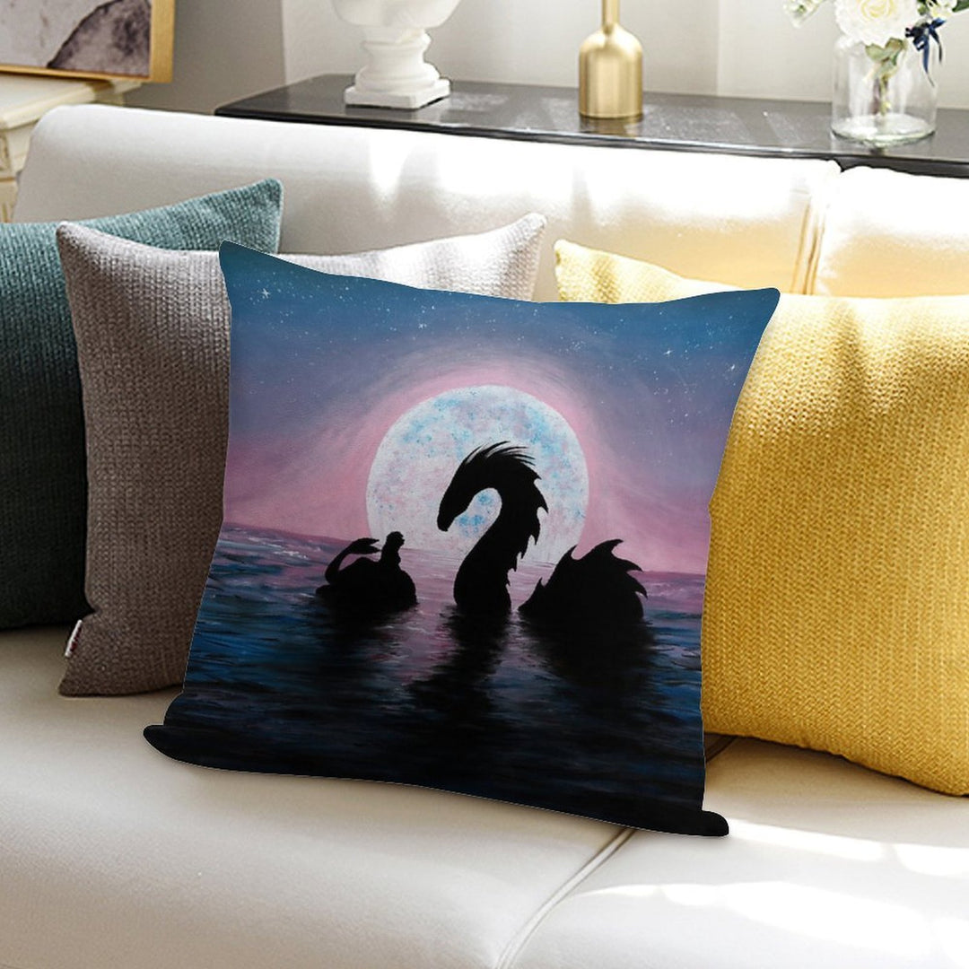 Silent Friends Soft Bedroom Essential Throw Pillow