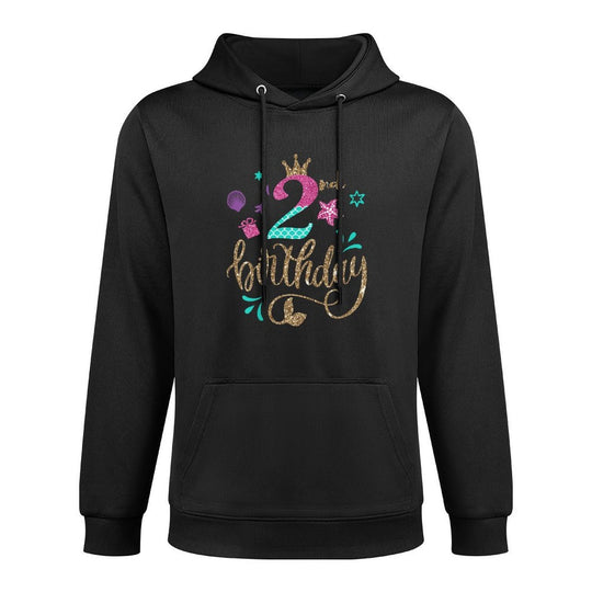 Kids Birthday Mermaid T For 2 Years Old Gift For Girls Adjustable Hood Hoodie
