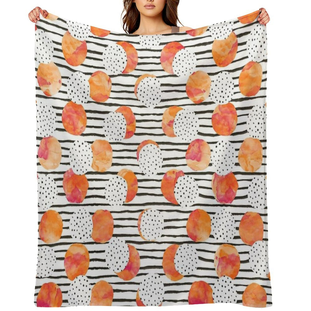 Fruity Orange Gift-ready Throw Blanket