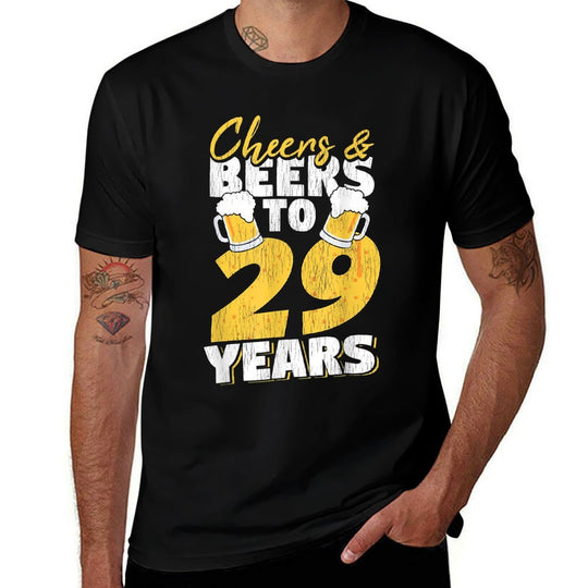 Cheers & Beers to 30 Years Birthday - Special 30th Birthday  Heathered Texture T-Shirt