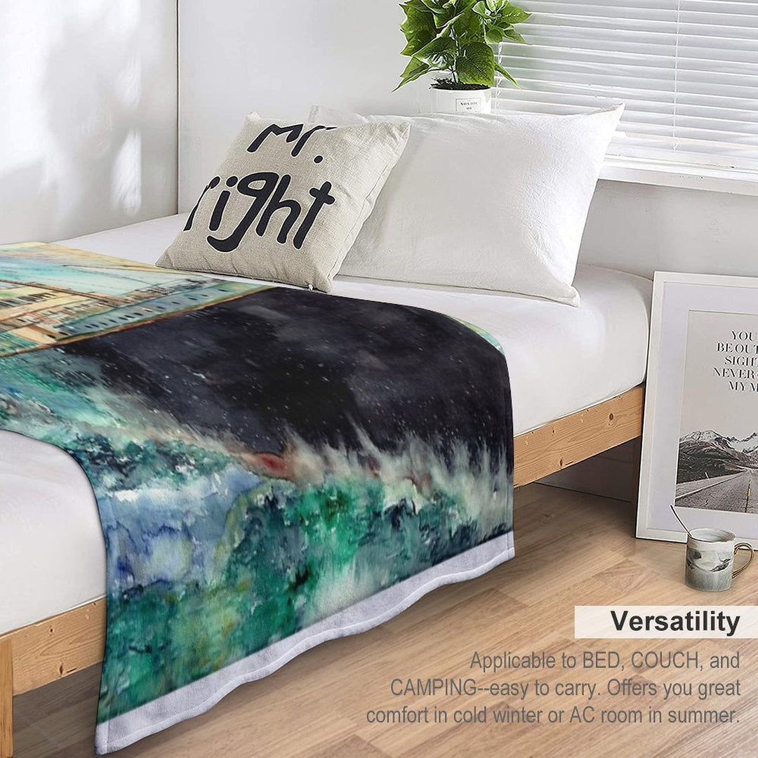 RMS Titanic White Star Line Ship 1912 Premium Throw Blanket