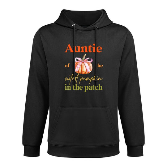Auntie of The Cutest Pumpkin In The Patch Birthday Girl Machine Washable Hoodie