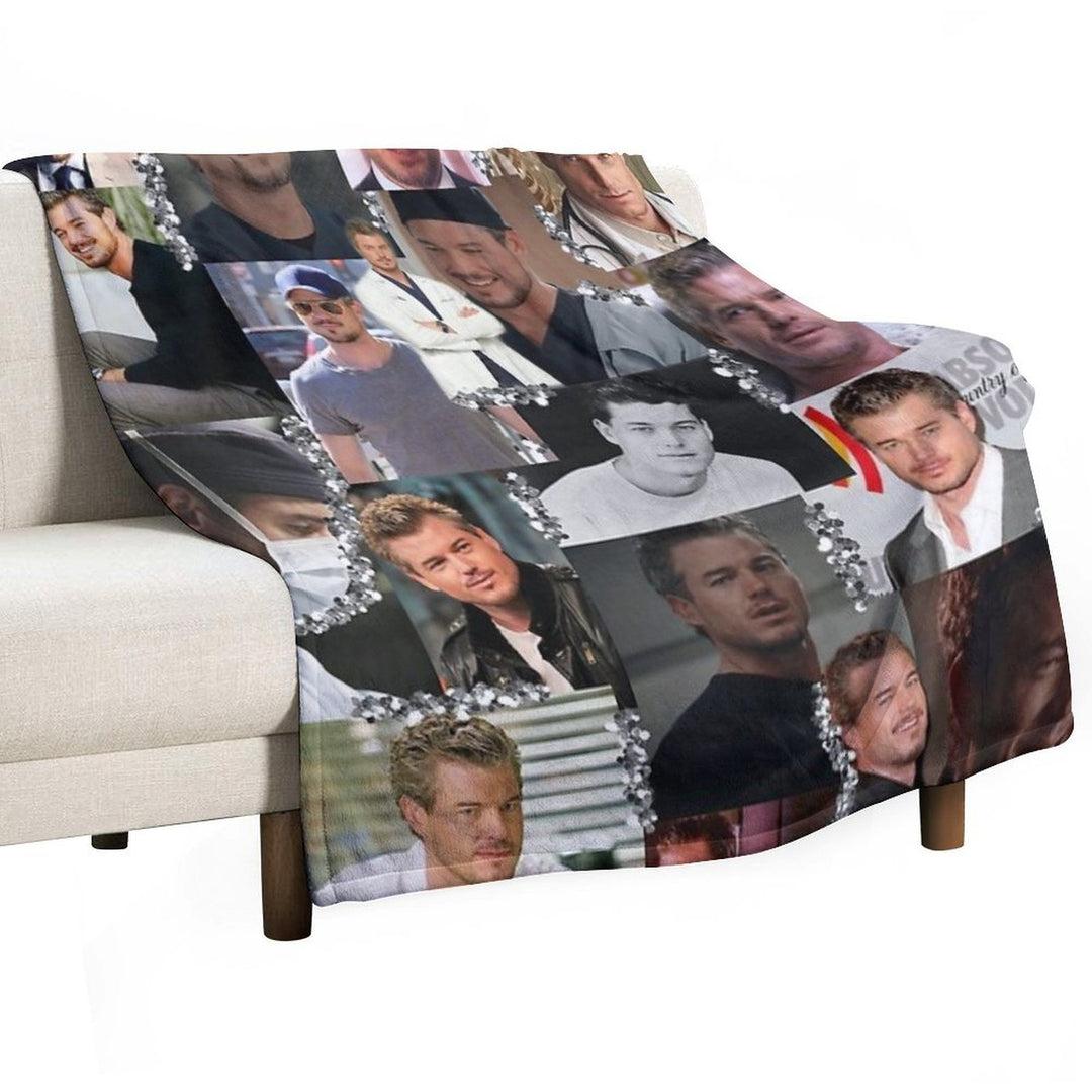 Mark Sloan Collage Multi-functional Throw Blanket