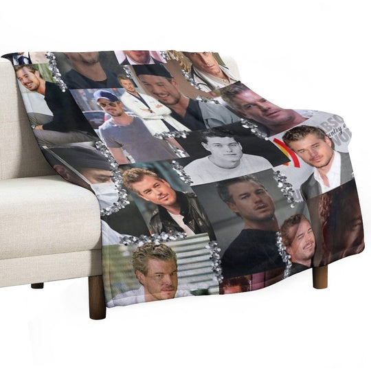 Mark Sloan Collage Multi-functional Throw Blanket