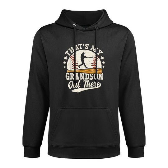 Baseball Grandma Grandpa Thats My Grandson Out There Sports Relaxed Fit Hoodie